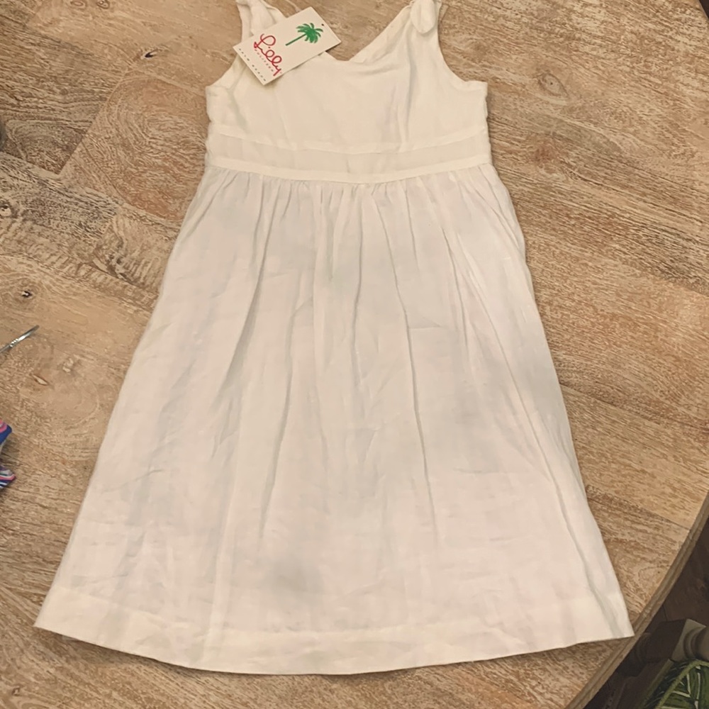 Girls Lilly Pulitzer linen dress